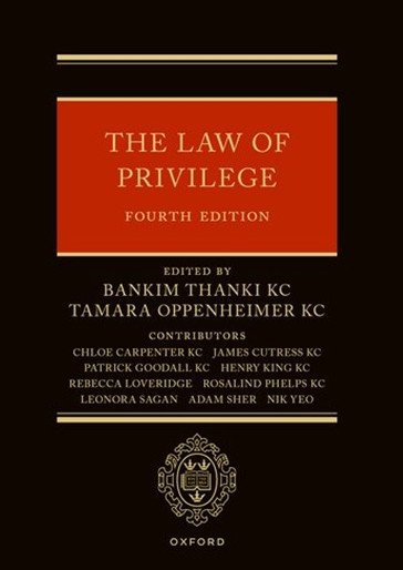 The Law of Privilege