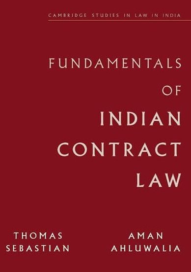 Fundamentals of Indian Contract Law: Cambridge Studies in Law India
