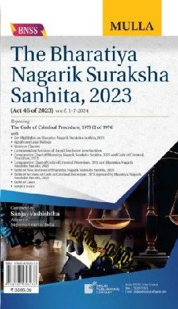 The Bharatiya Nagarik Suraksha Sanhita, 2023