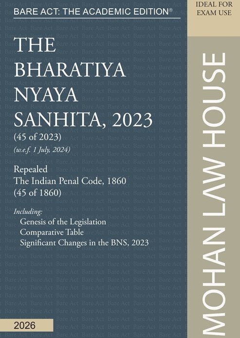 Bare Act - The Academic Edition : The Bharatiya Nyaya Sanhita, 2023