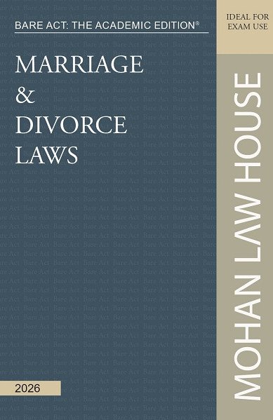 Bare Act - Marriage & Divorce Laws