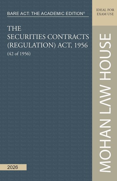 Bare Act - The Securities Contracts (Regulation) Act, 1956