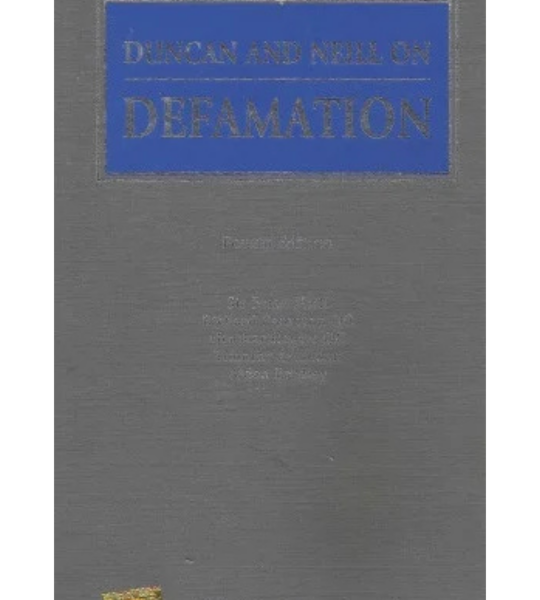 Duncan and Neill on Defamation